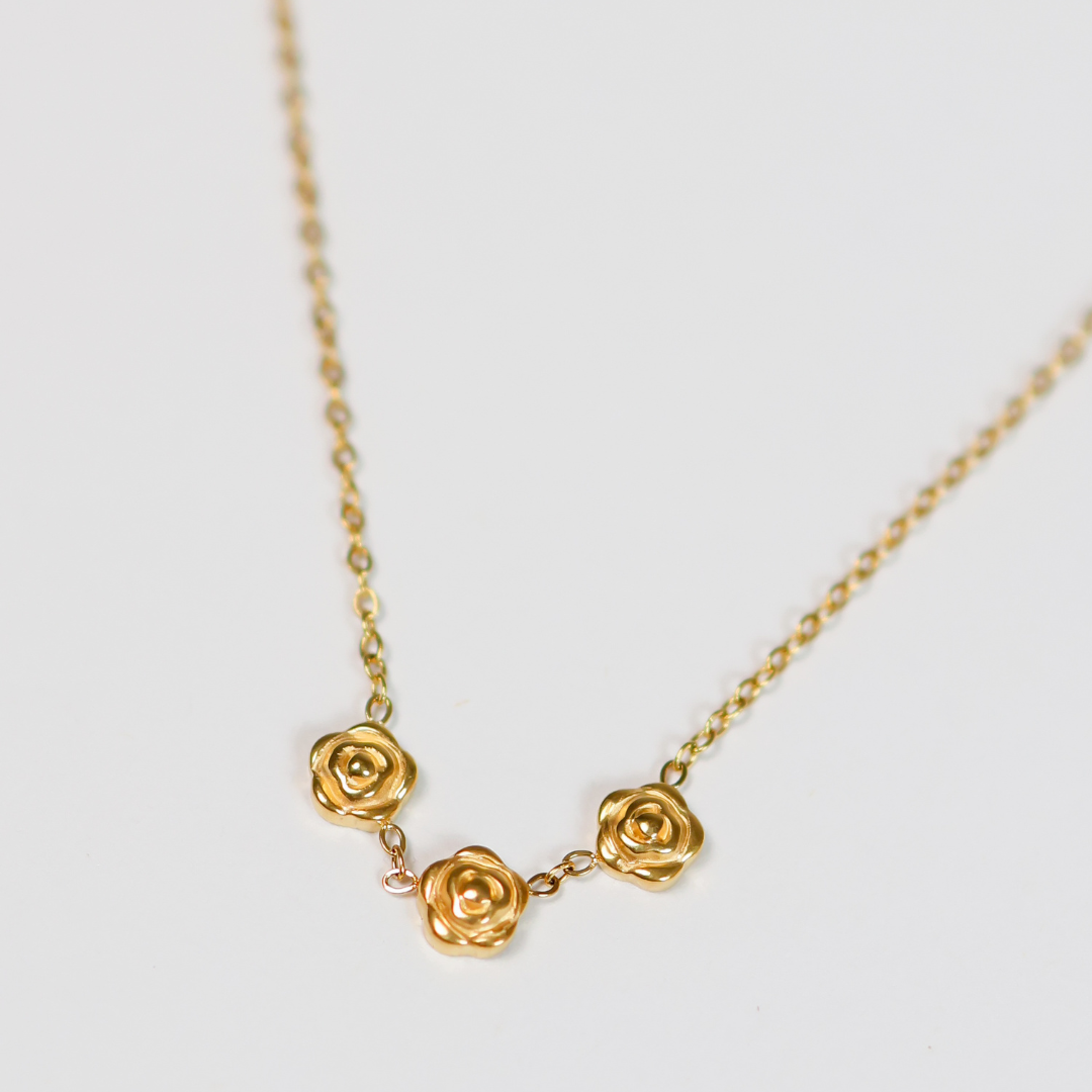 Three Roses Fine Necklace