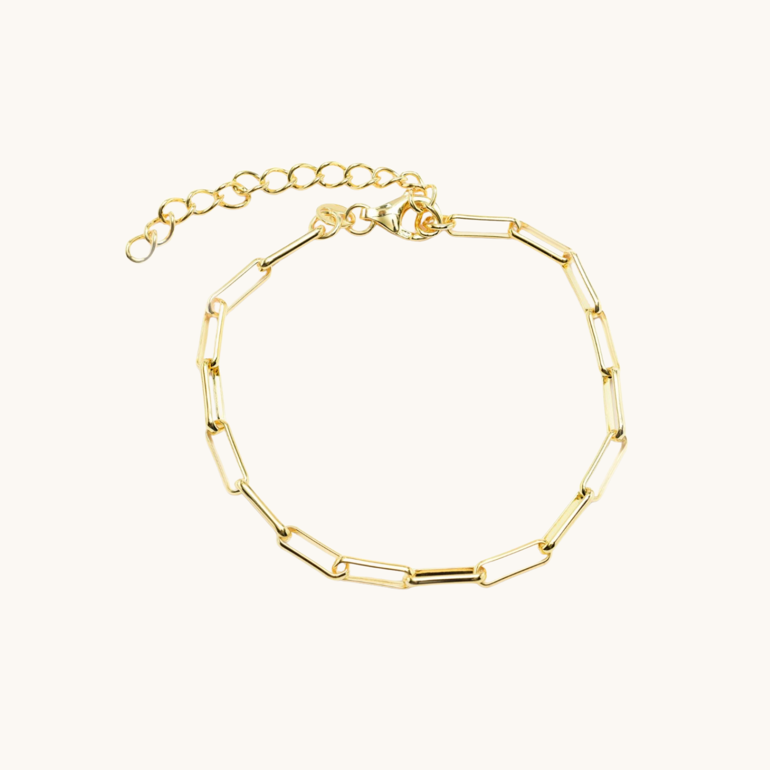 Gold Plated Chunk Chain Bracelet