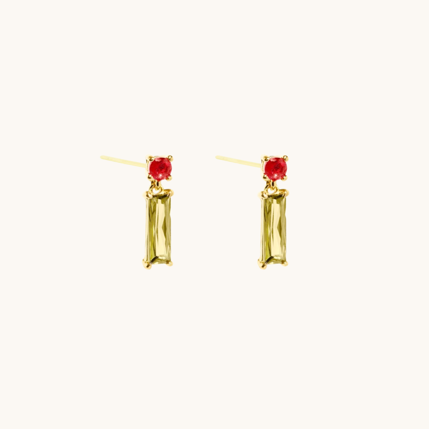 Red & Green Sparkle Drops