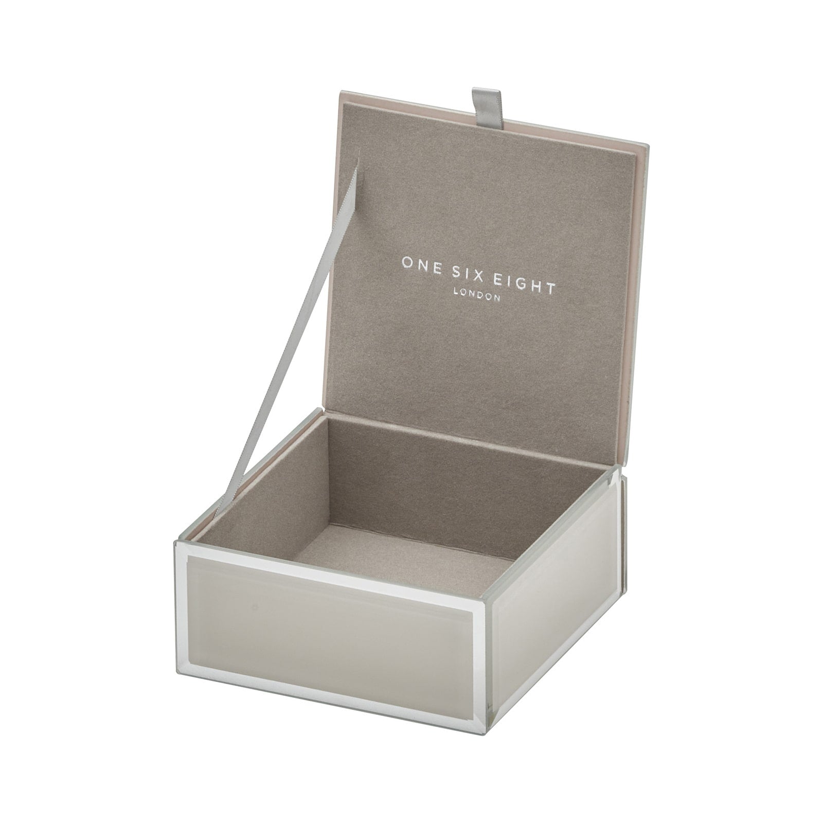 Sara Small Jewellery Box - Nude - Open
