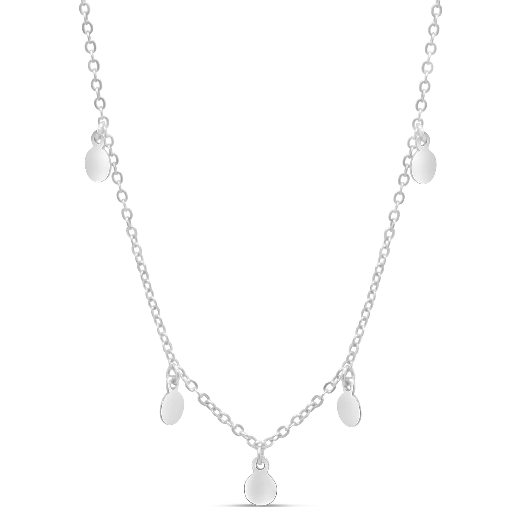 Sterling silver boho necklace