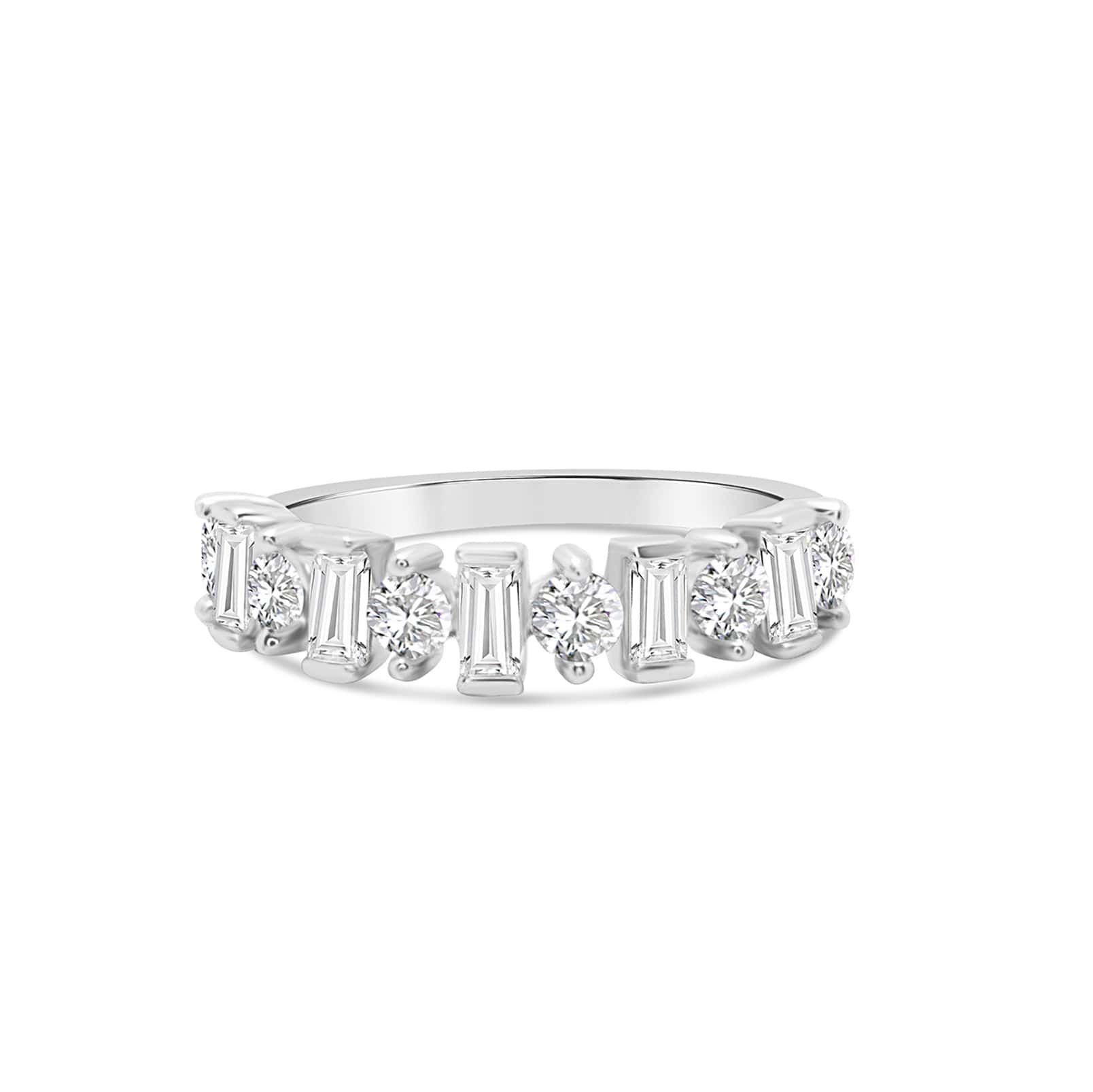 Round-and-baguette-cubic-zirconia-ring