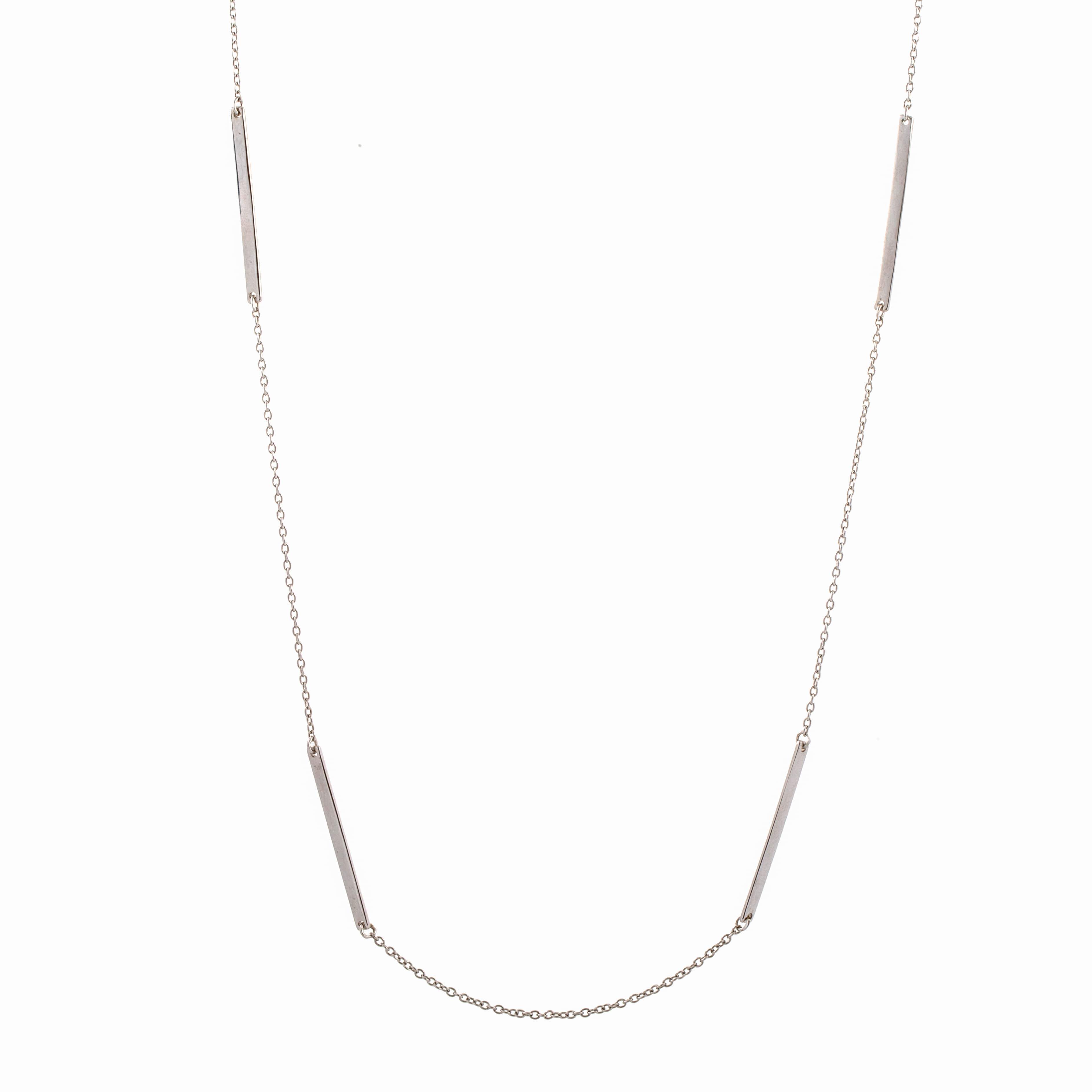 Long bar deals necklace